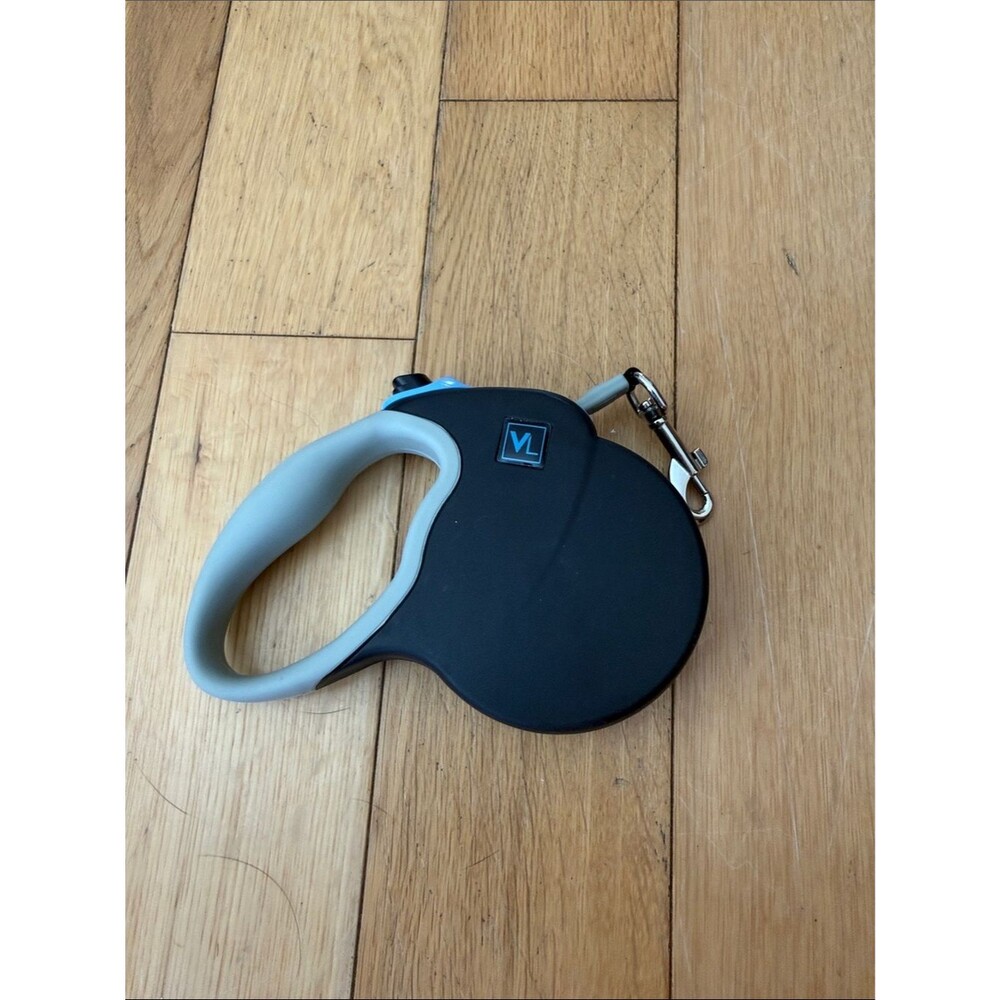 VL Retractable Dog Leash – Black and Gray